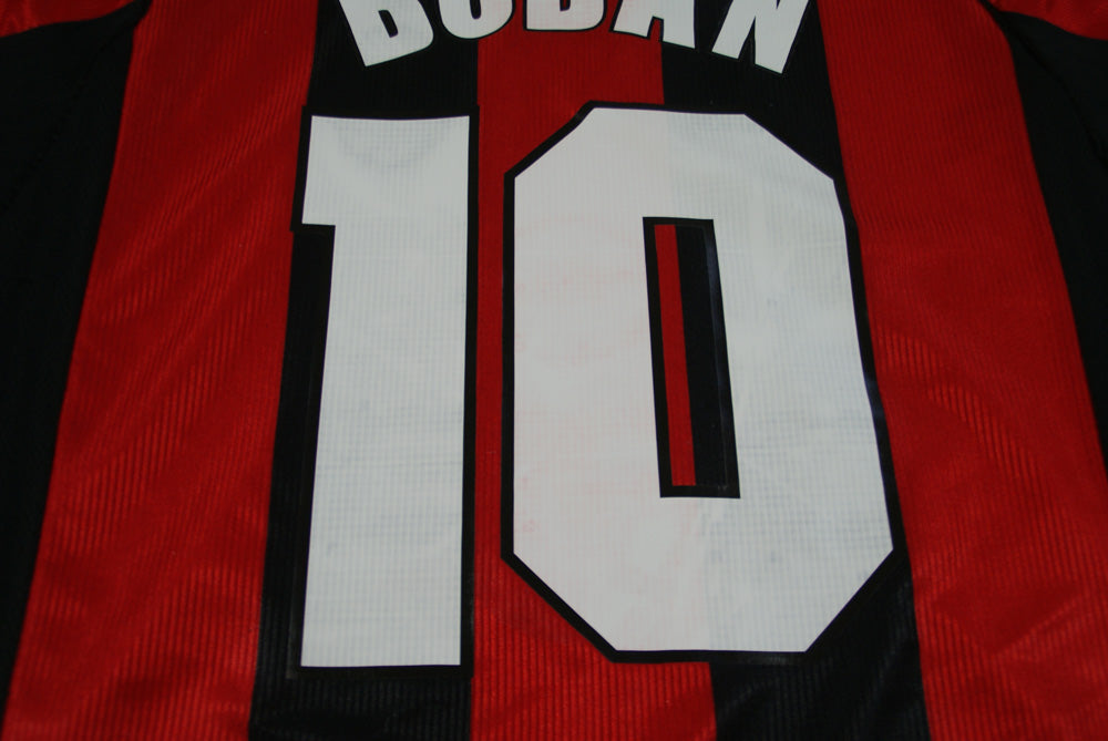 Vintage football football shirt Milan AC N ° 10 BOBAN 1998-1999