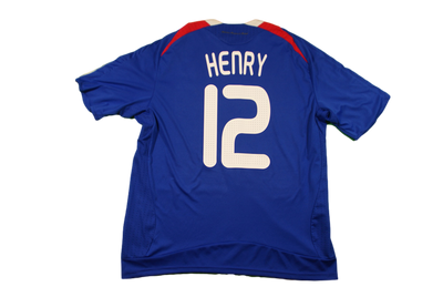 Vintage football football shirt France team n ° 12 Henry 2008-2009