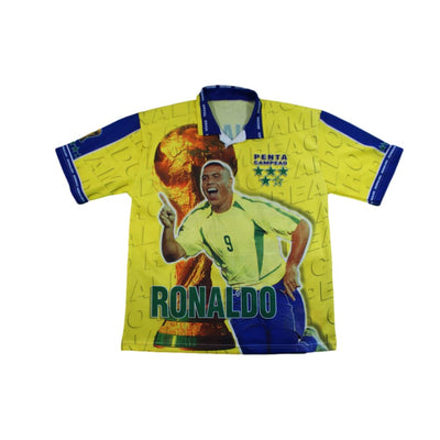 Maillot Brésil vintage supporter Ronaldo 2001-2002 - Autre marque - Brésil