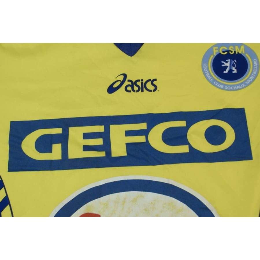 Maillot de foot FC Sochaux Montbéliard GEFCO ESSO n°10 1998-1999 - Asics - FC Sochaux-Montbéliard