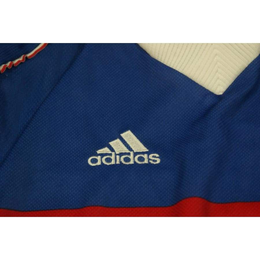 Maillot de foot rétro domicile Equipe de France dédicace Zidane 1997-1998 - Adidas - Equipe de France
