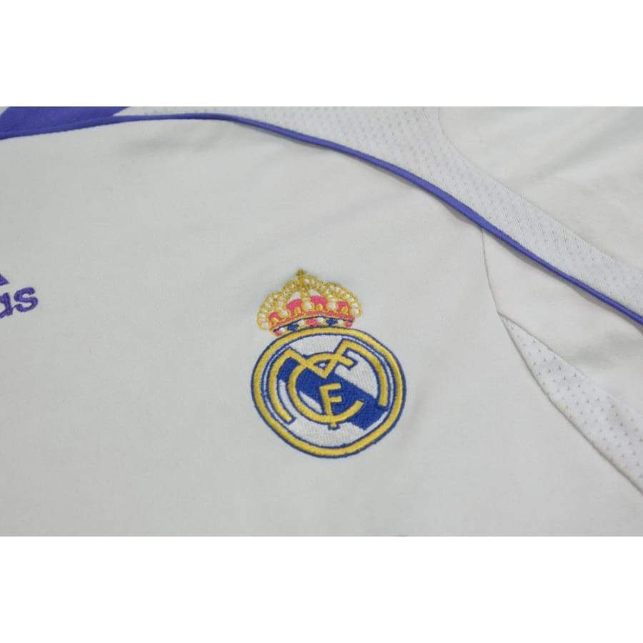 Maillot de football rétro domicile Real Madrid CF N°10 ROBINHO 2007-2008 - Adidas - Real Madrid
