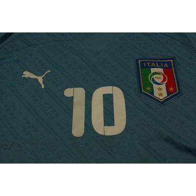 Maillot de football rétro extérieur équipe d’Italie N°10 DE ROSSI Coupe des confédérations 2010-2011 - Puma - Italie