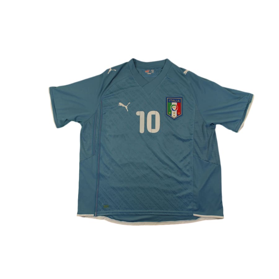Maillot de football rétro extérieur équipe d’Italie N°10 DE ROSSI Coupe des confédérations 2010-2011 - Puma - Italie