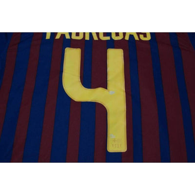 Maillot de football vintage domicile FC Barcelone N°4 FABREGAS 2011-2012 - Nike - Barcelone
