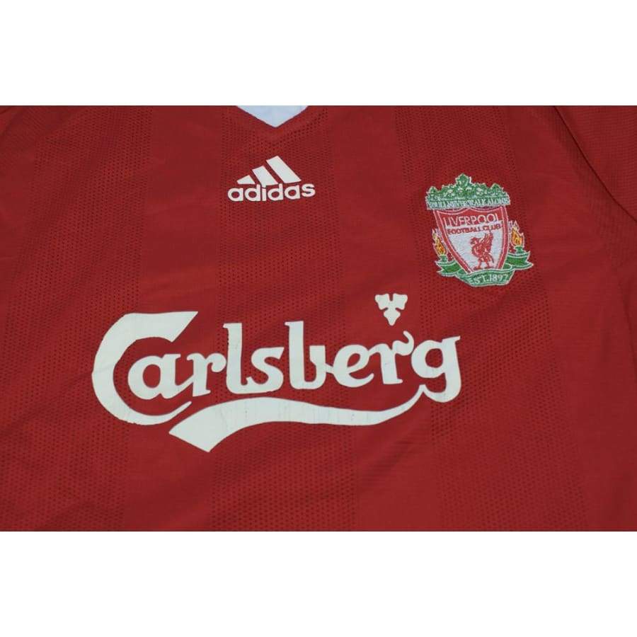 Maillot de football vintage Liverpool FC N°8 GERRARD 2008-2009 - Adidas - FC Liverpool