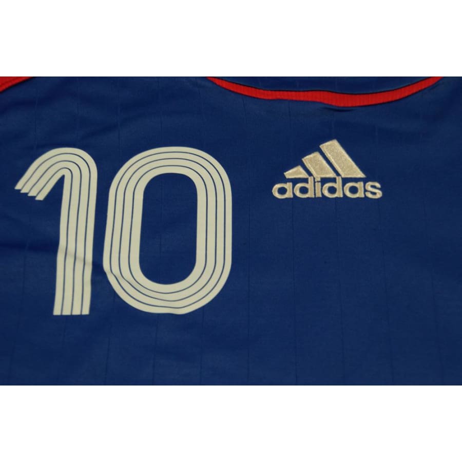 Maillot équipe de France rétro domicile N°10 ZIDANE 2006-2007 - Adidas - Equipe de France
