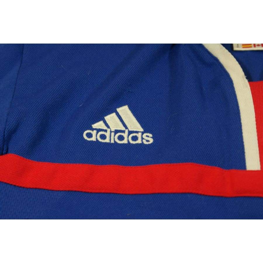 Maillot foot vintage équipe de France domicile N°10 ZIDANE 2000-2001 - Adidas - Equipe de France