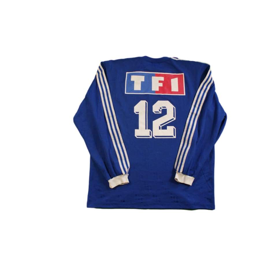 Maillot football rétro Coupe de France TF1 N°12 années 1990 - Adidas - Coupe de France