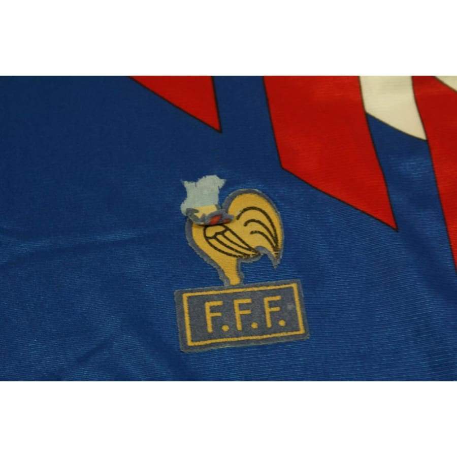 Maillot football vintage Equipe de France domicile 1991-1992 - Adidas - Eq
