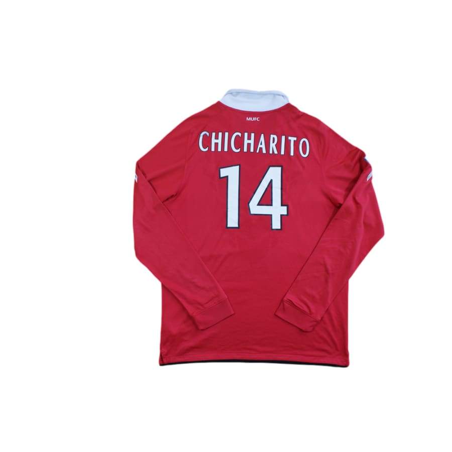 Maillot football vintage Manchester United domicile N°14 CHICHARITO 2010-2011 - Nike - Manchester United