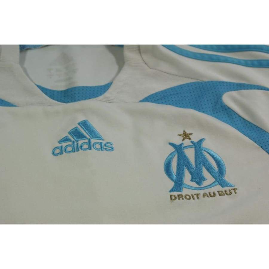 Maillot football vintage OM domicile 2007-2008 - Adidas - Olympique de Marseille