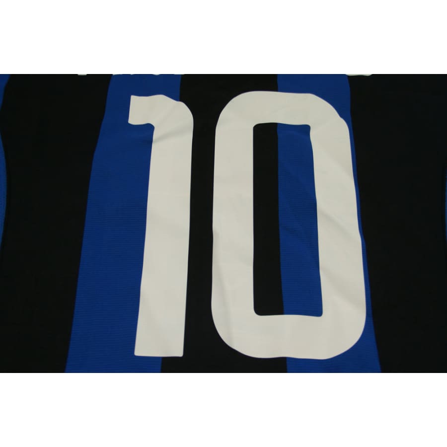 Maillot Inter Milan vintage domicile #10 ADRIANO 2005-2006 - Nike - Inter Milan