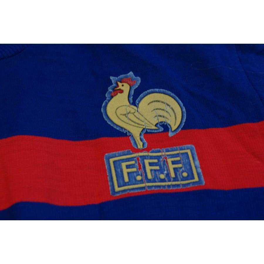 Pull football rétro équipe de France supporter années 1980 - Adidas - Eq